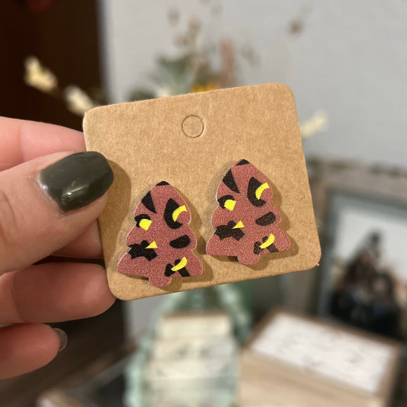 Leopard Tree Studs