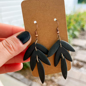 Stassi Black Polymer Earrings