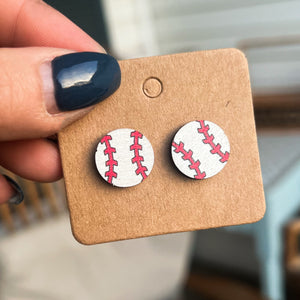 Wooden Baseball Studs