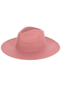 Hand-burned Panama Hat Dark Mauve