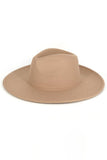 Solid Plain Panama Hat: Black