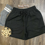 Black Lounge Sweat Shorts