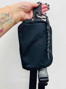 Everyday Belt Bag Long Strap Black