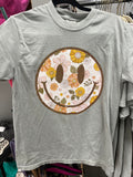 Boho Floral Smiley Tee