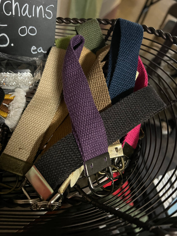 Cotton Lanyard Keychain