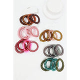 Assorted Phone Cord Wire Elastic Hair Tie