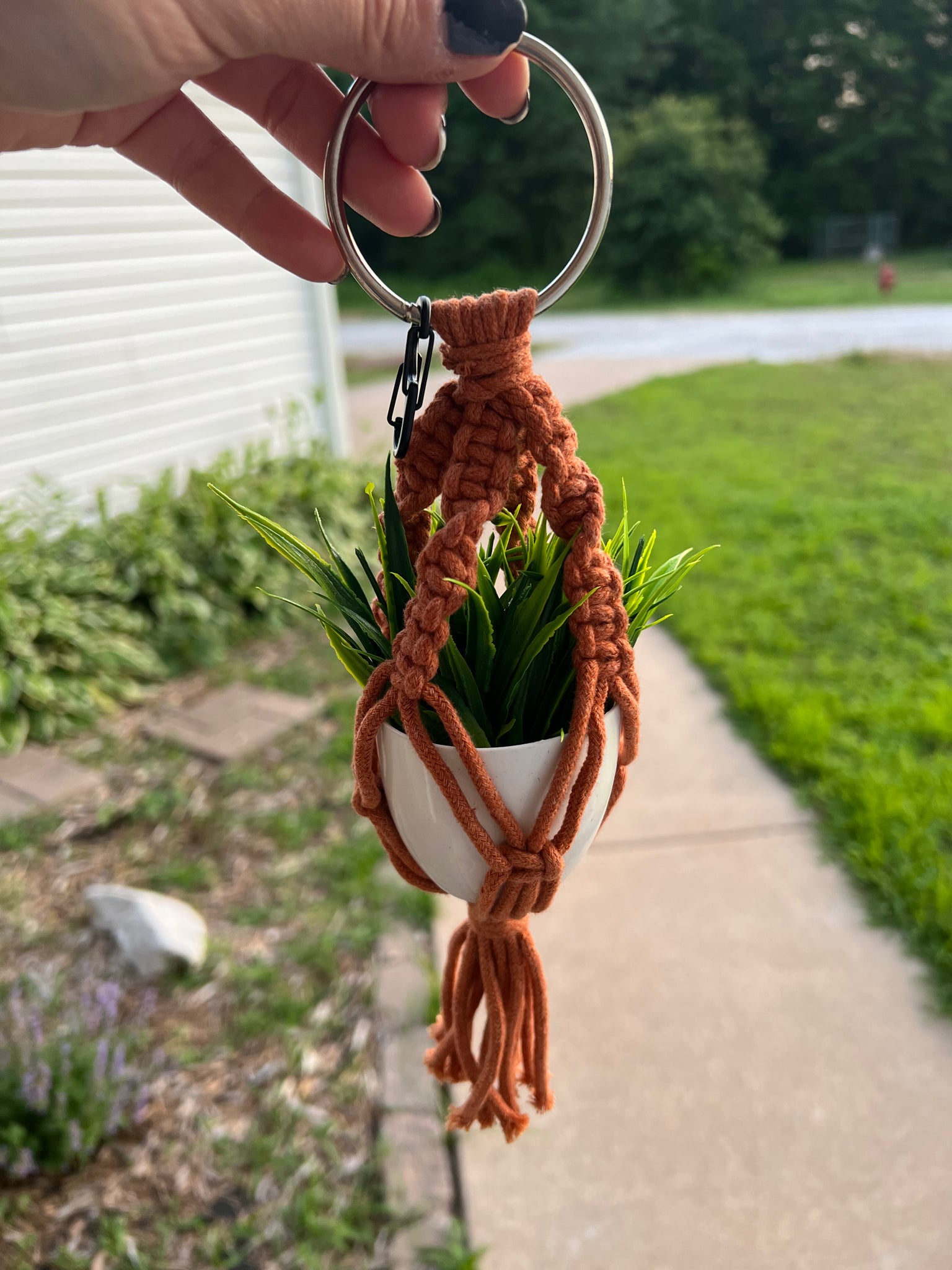 macrame plant hanger mini Mini Macrame Plant Hanger – The Wander Nook