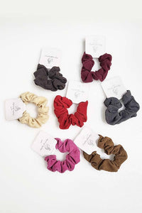 Corduroy Solid Scrunchie