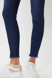 Victoria Button Fly Dark Wash Jeans