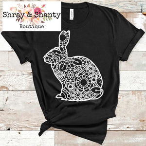 Mandala Bunny Tee *Preorder