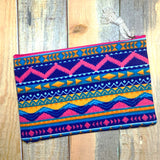 Aztec Zipper Pouch