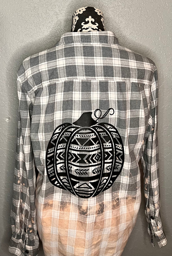 Aztec Pumpkin Flannel