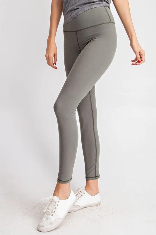 Rae Mode Comfy Legging-Grey Sage