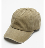 Washed Cotton Ball Cap