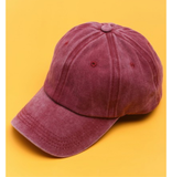 Washed Cotton Ball Cap